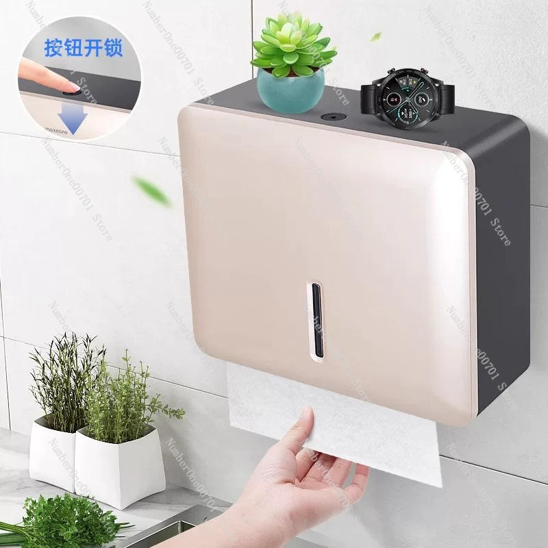 Punch-Free Wall Mount Paper Ha - Home Bathroom Paper Towel Dispenser avaliação e preço