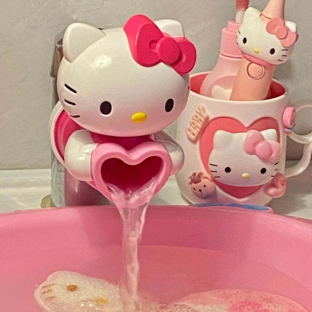 Hello Kitty Heart Shaped Fauce - Home Goods Bathroom Accessories avaliação e preço