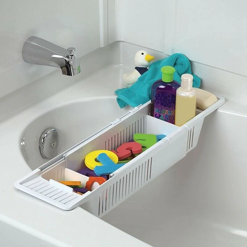 Bathtub Caddy Tray Basket Retr - Bath Caddy Tray avaliação e preço