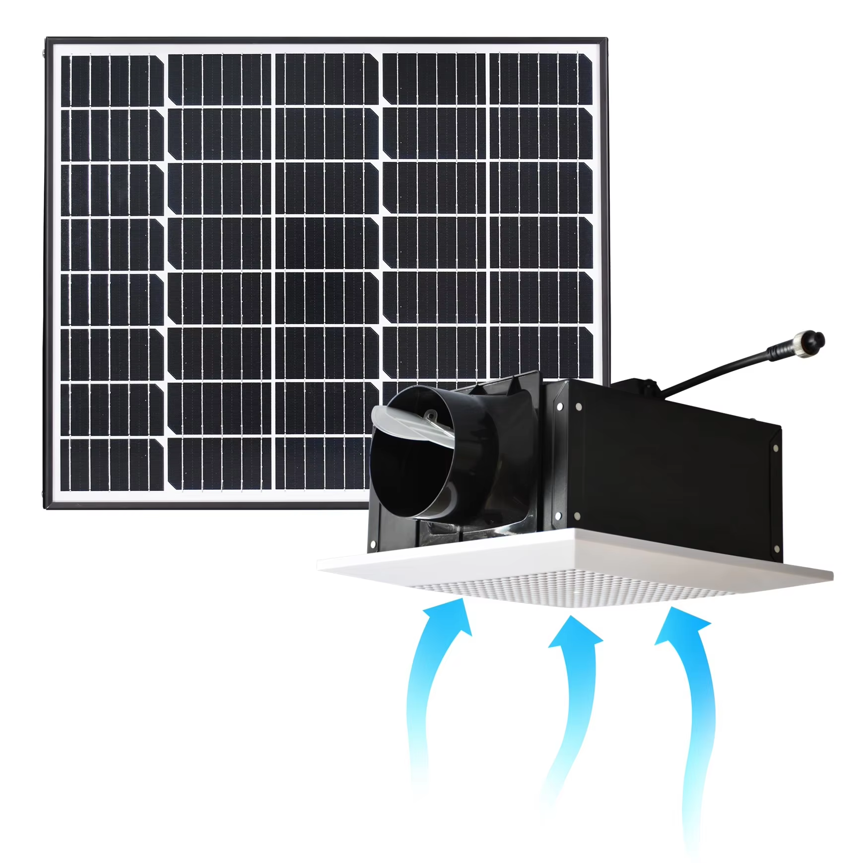 Bathroom Restroom Solar Ceilin - Home Bathroom Vent Fans avaliação e preço