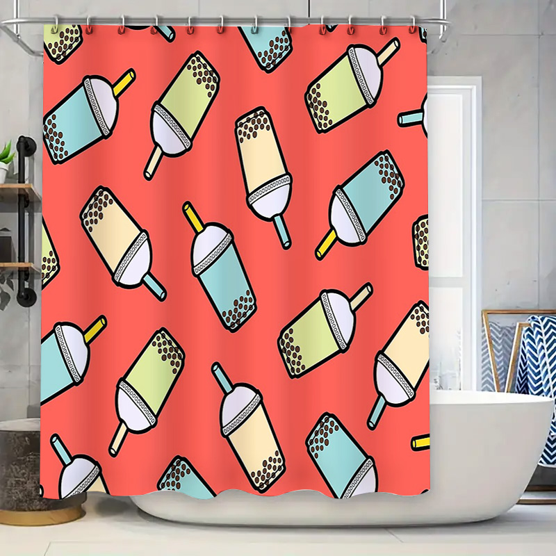 Unique Bubble Tea Shower Curta - Home Decor Bathroom Ideas avaliação e preço