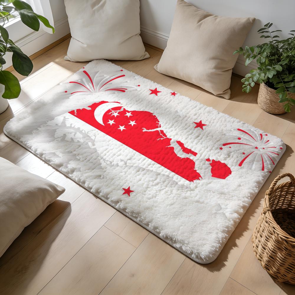 S-Singapore Floor Mat Soft Fla - Home And Bathroom Singapore avaliação e preço