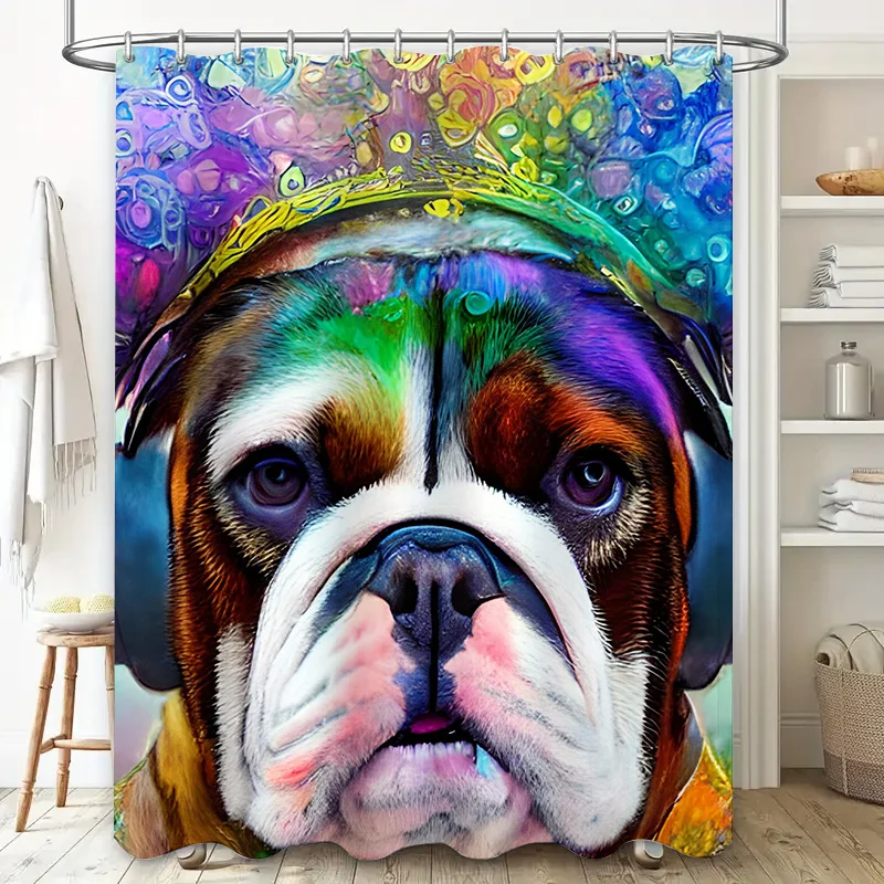 Vibrant Animal Print Shower Cu - Home Decor Bathroom Ideas avaliação e preço