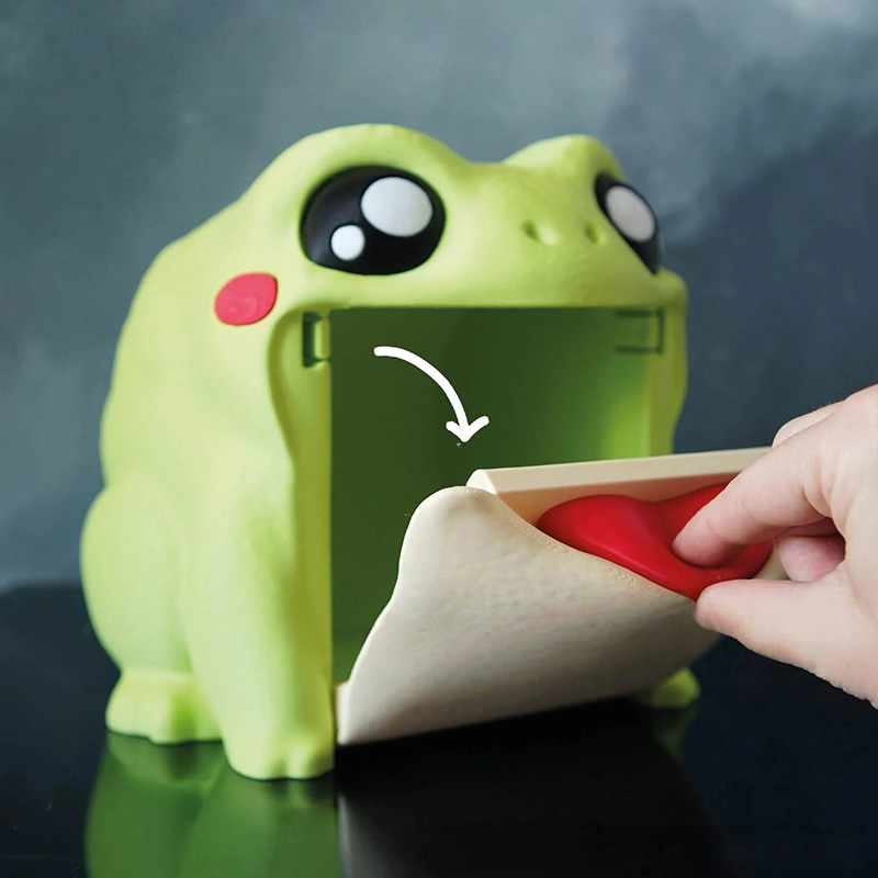 Funny Frog Tissue Box Portable - Home Bathroom Paper Towel Dispenser avaliação e preço