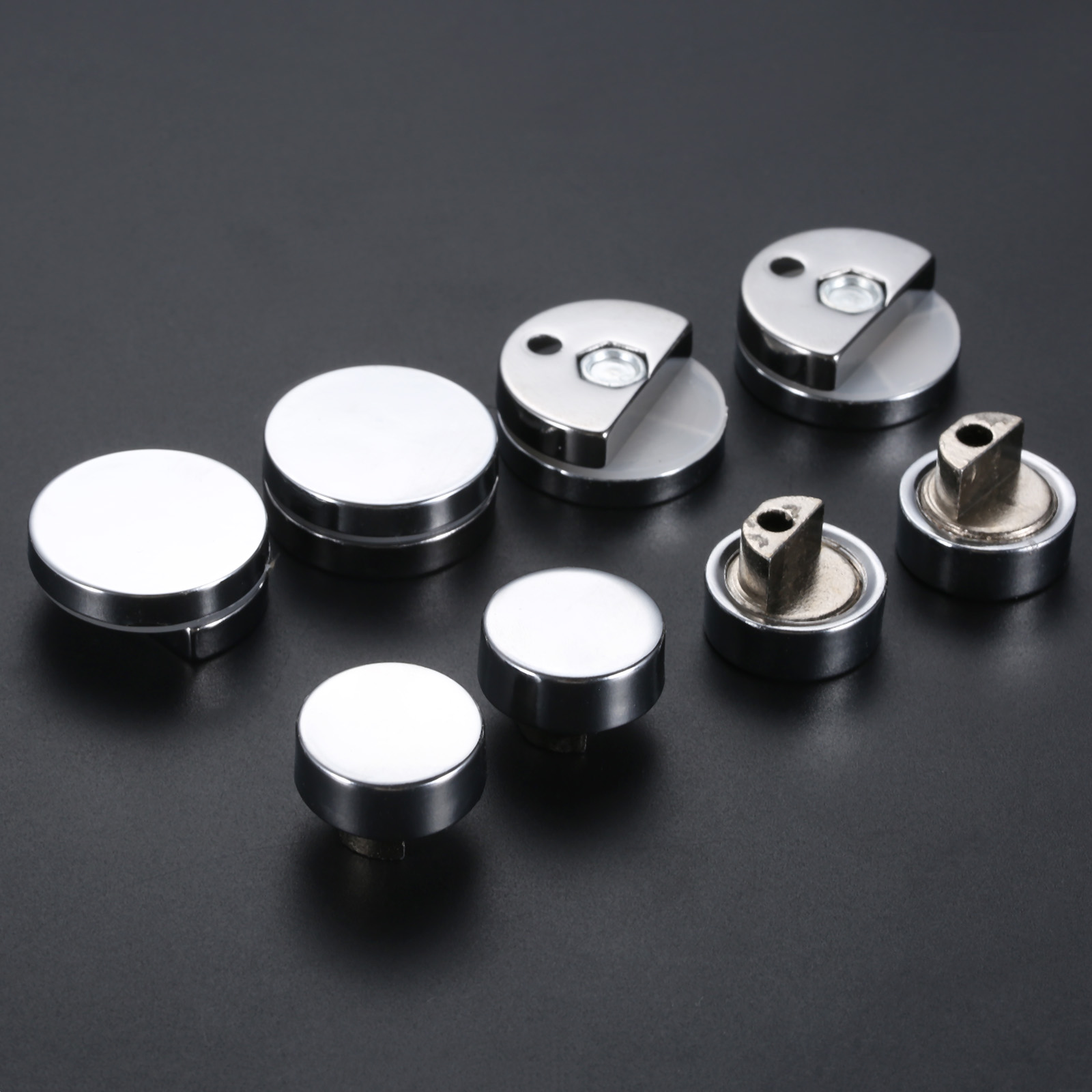 4pcs 20/27mm Round Glass Clamp - Home Hardware Bathroom Mirrors avaliação e preço
