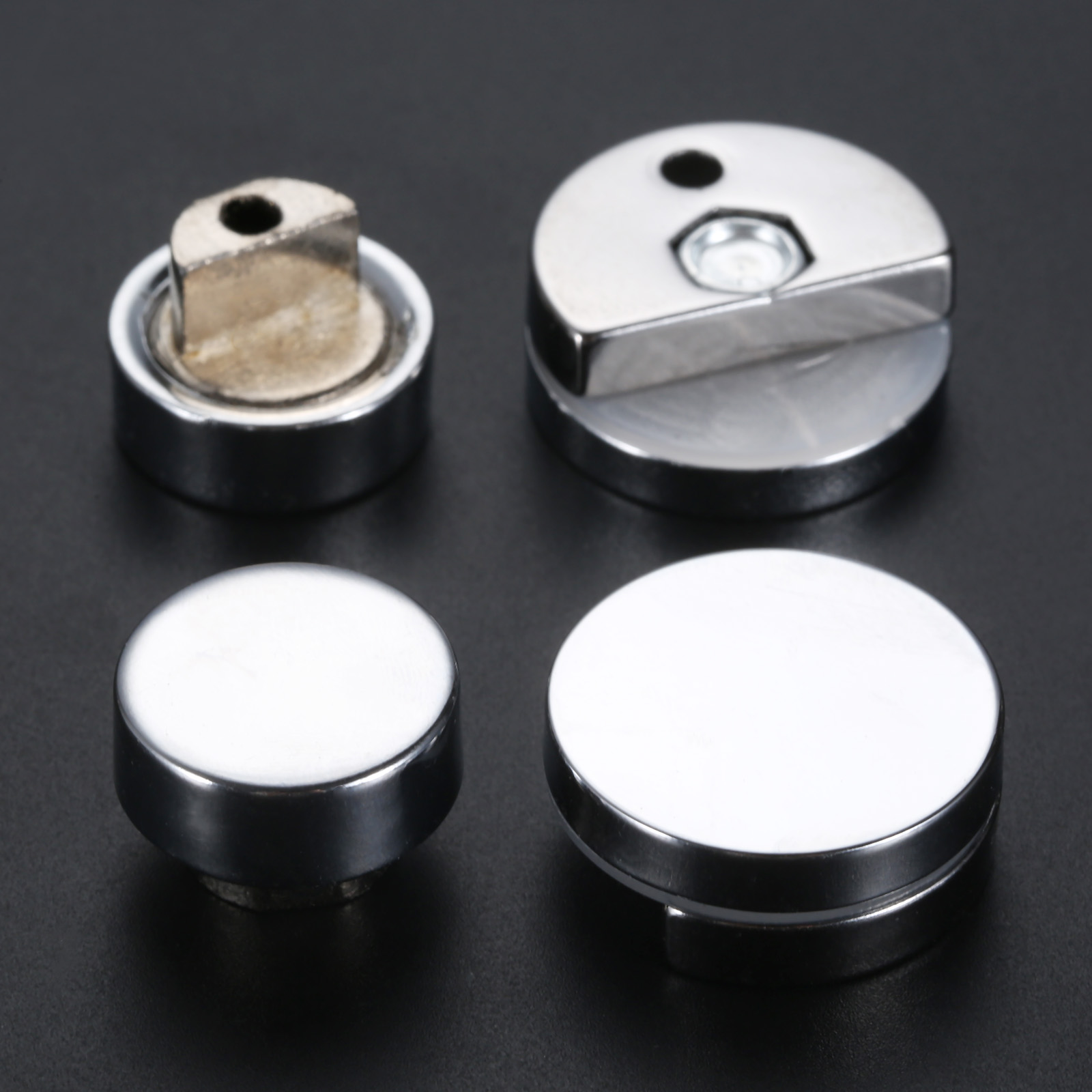 4pcs 20/27mm Round Glass Clamp - Home Hardware Bathroom Mirrors avaliação e preço