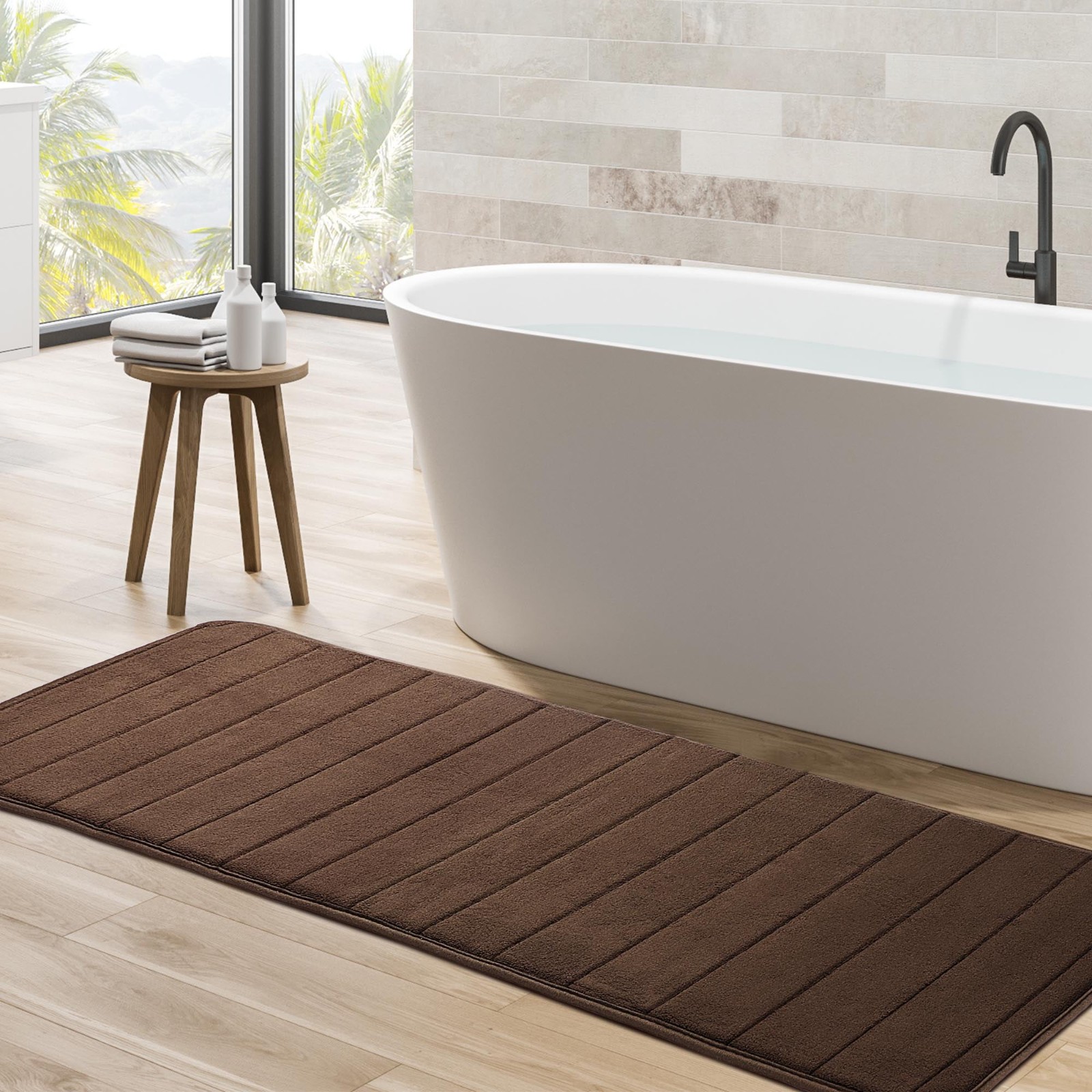 Long Oversized Bathroom Rug Me - Home Bathroom Floor Mats avaliação e preço