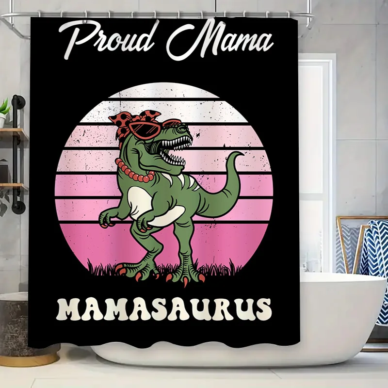 Stylish Mama Dinosaur Shower C - Home Decor Bathroom Ideas avaliação e preço