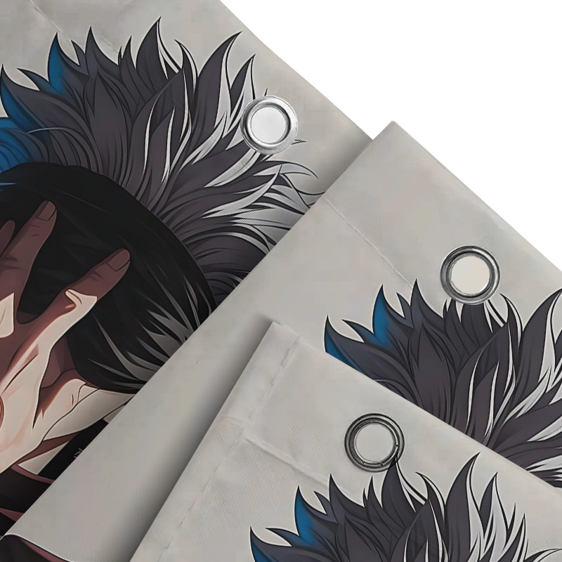 Anime Style Shower Curtain Uni - Home Bathroom Exhaust Fan avaliação e preço