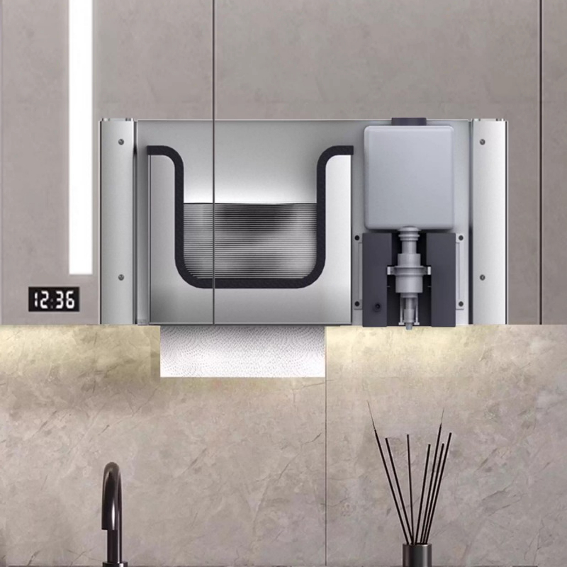 Stainless Steel Hidden Paper T - Home Bathroom Paper Towel Dispenser avaliação e preço