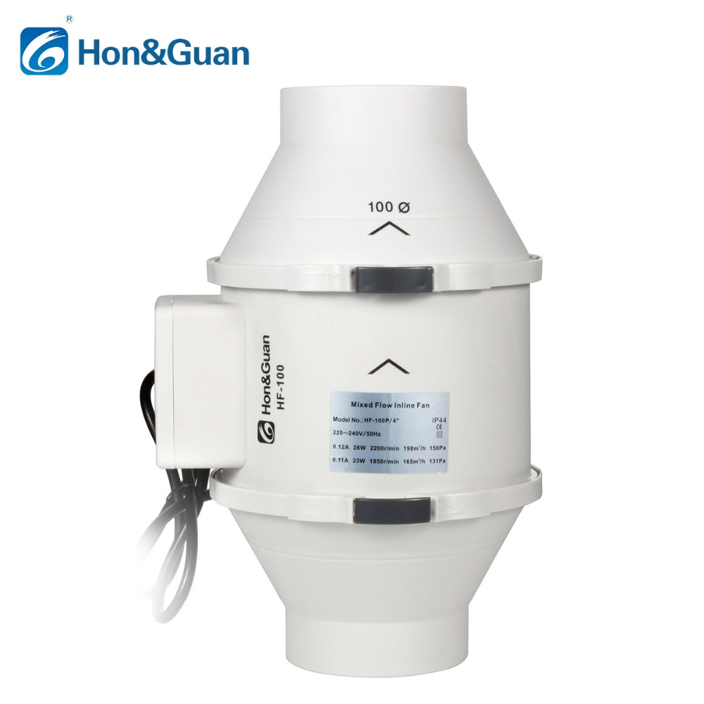 4'' Silent Inline Duct Fan Hig - Home Bathroom Vent Fans avaliação e preço