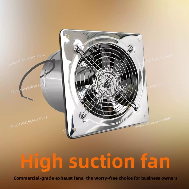 6 7 8 Inch Stainless Steel Kit - Home Bathroom Exhaust Fan avaliação e preço