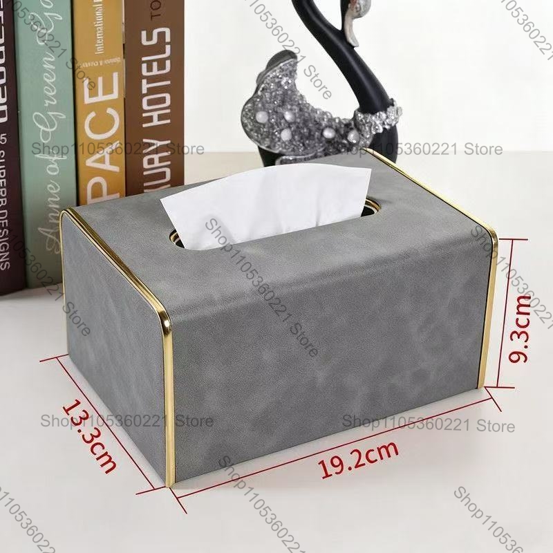 Luxury Marble Texture PU Leath - Home Bathroom Paper Towel Dispenser avaliação e preço